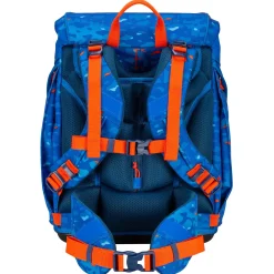 Alpha Exklusiv Superflash - Schulranzen Set 4tlg. (Blue Dino)
