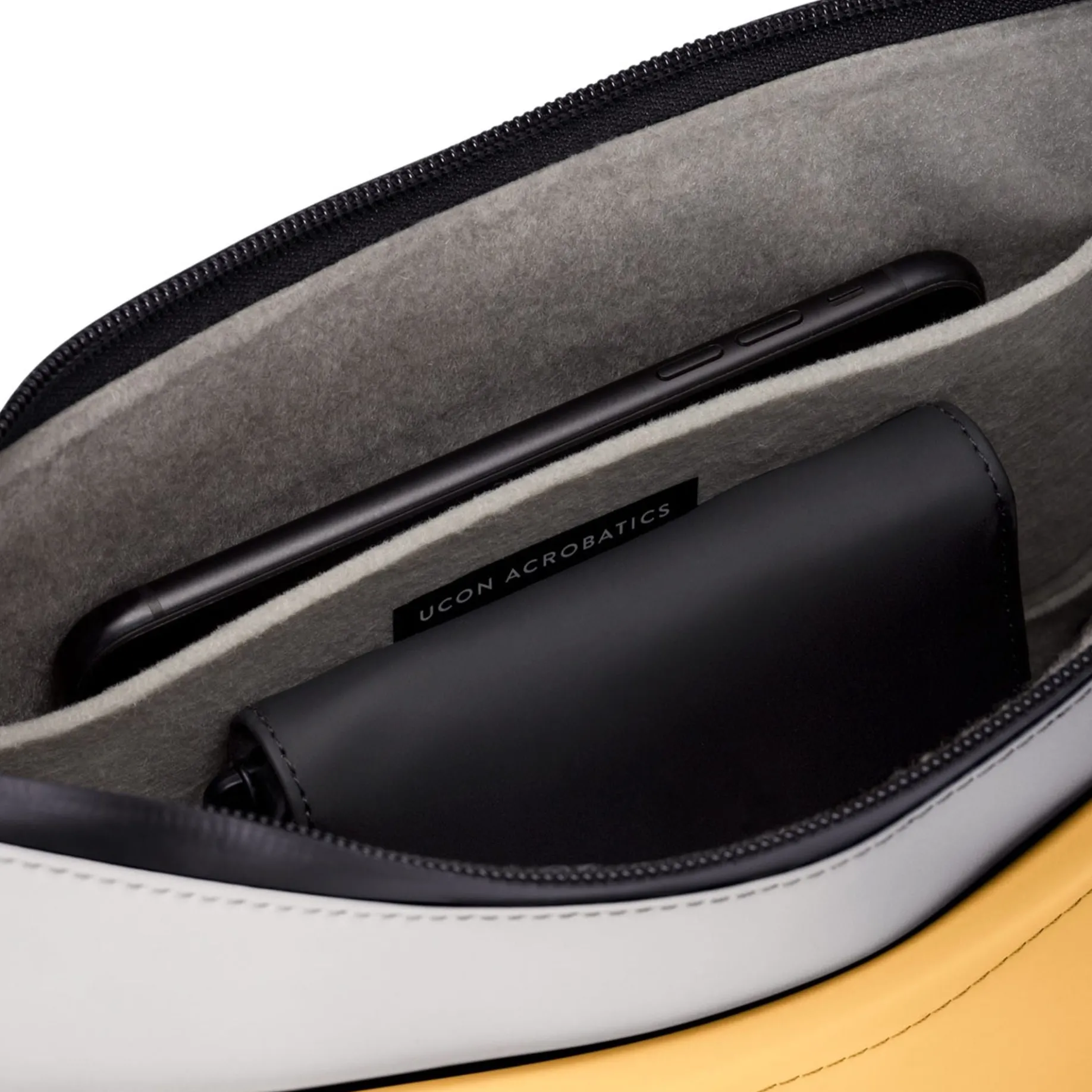 Alva Medium Lotus Infinity - Umhängetasche 30 cm (glaicer grey-lemon)