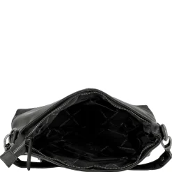 Amelia - Schultertasche Leder 32 cm (black)