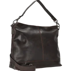 Amelia - Schultertasche Leder 32 cm (brown)