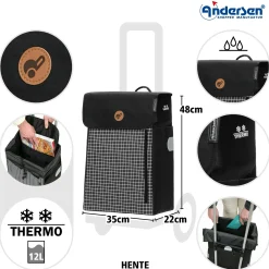 Andersen Scala Shopper Plus Hente - Trolley 103 cm (black)
