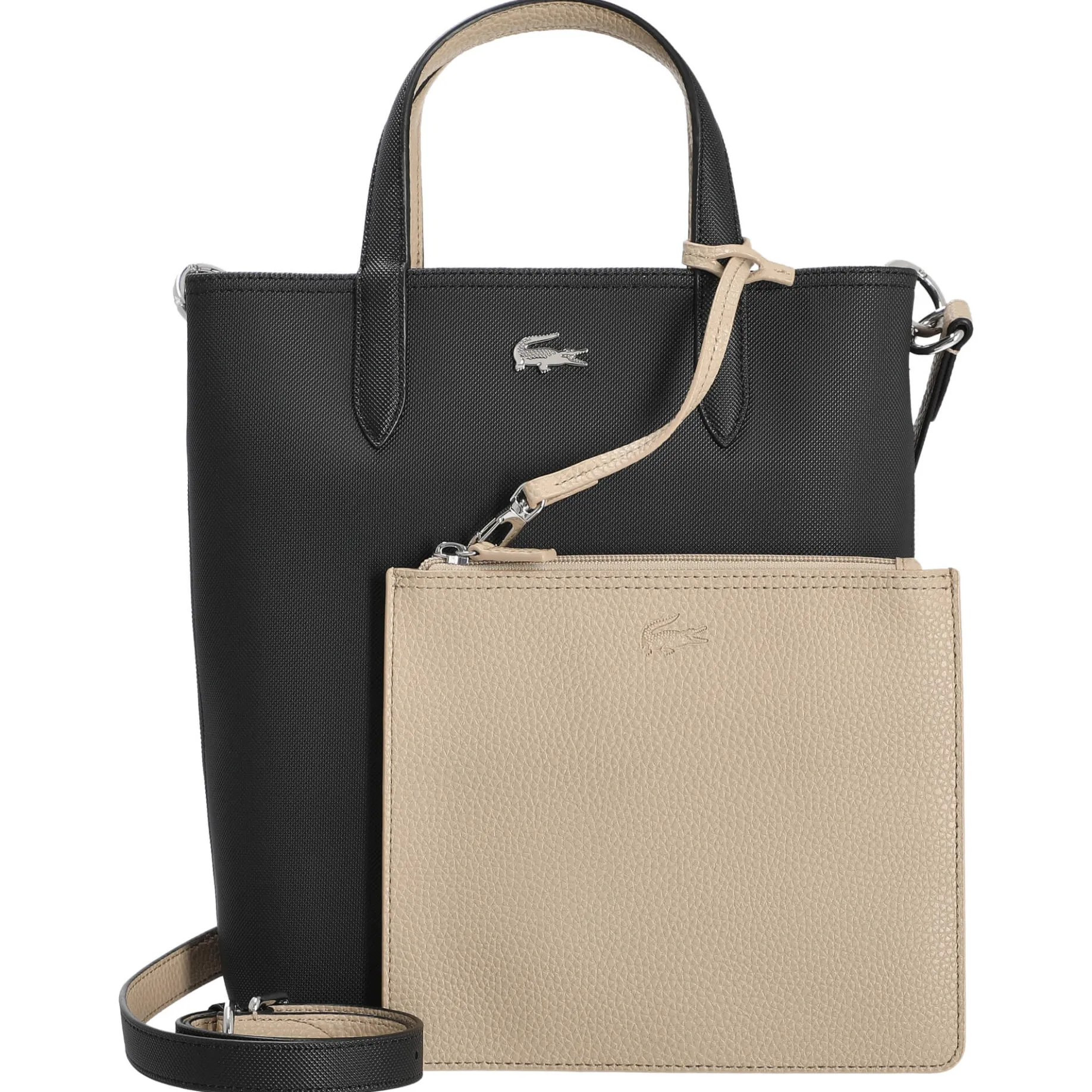 Anna - vertical Shopper 29 cm (noir krema)