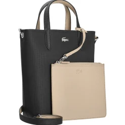 Anna - vertical Shopper 29 cm (noir krema)
