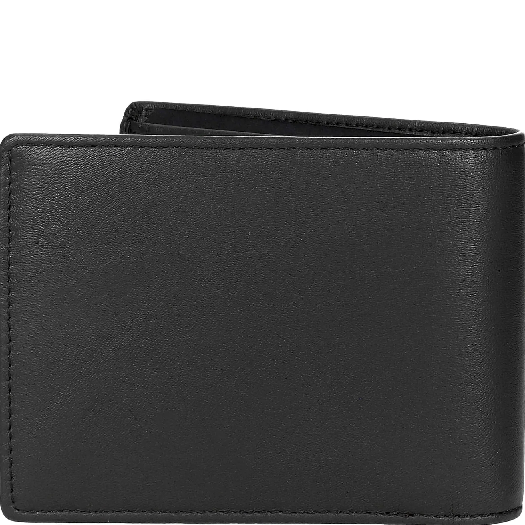 Arezzo 8cc - Herrengeldbörse Leder 12 cm (black)