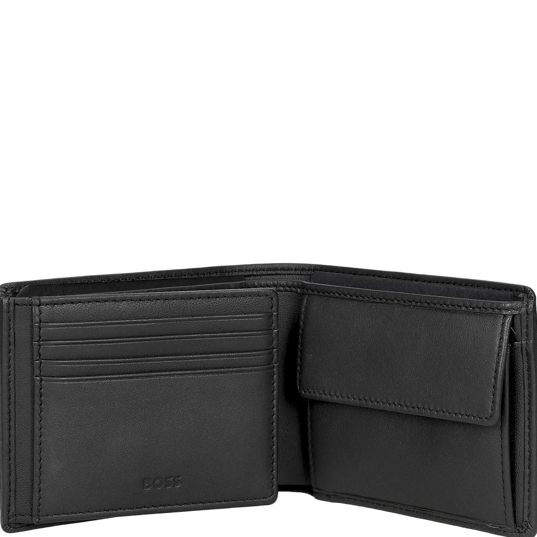 Arezzo 8cc - Herrengeldbörse Leder 12 cm (black)