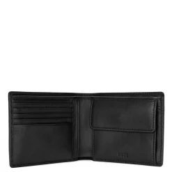 Asolo - Herrengeldbörse 5cc Leder 12 cm (black)