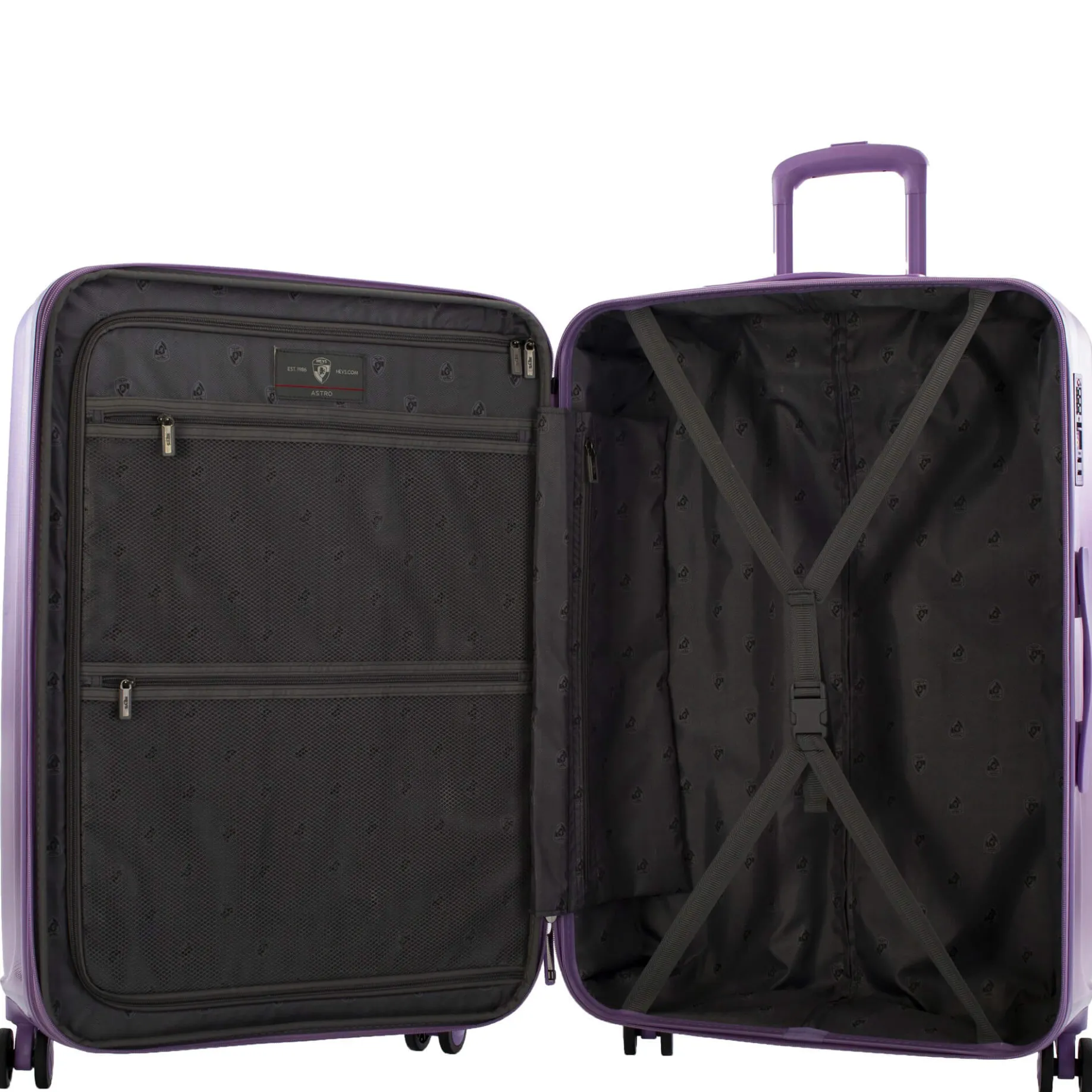 Astro - 4-Rollen-Trolley L 76 cm erw. (lila)