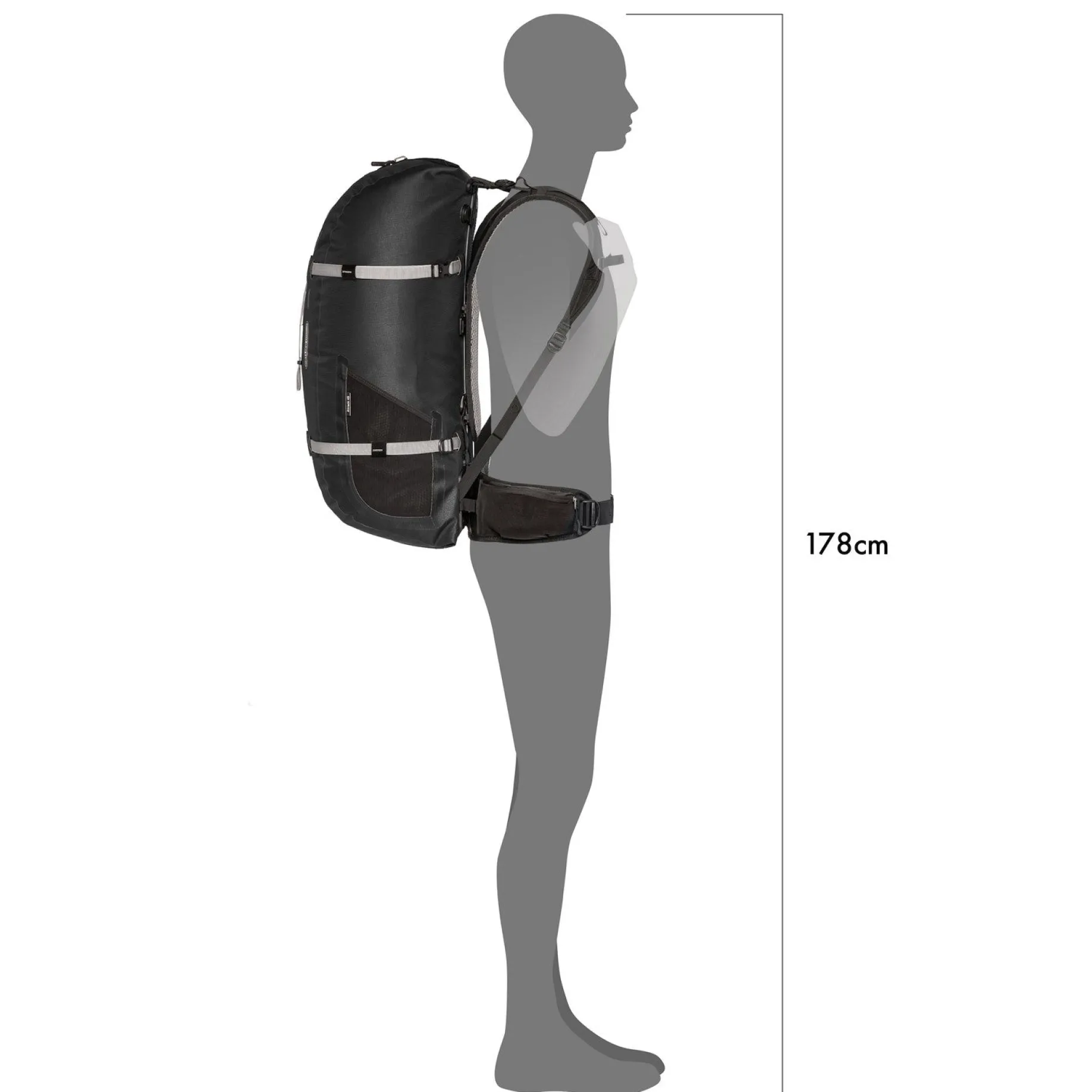 Atrack Outdoor 45 - Rucksack 62 cm (black)
