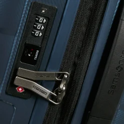 Attrix - 4 Rollen Kabinentrolley S 55 cm erw. (steel blue)