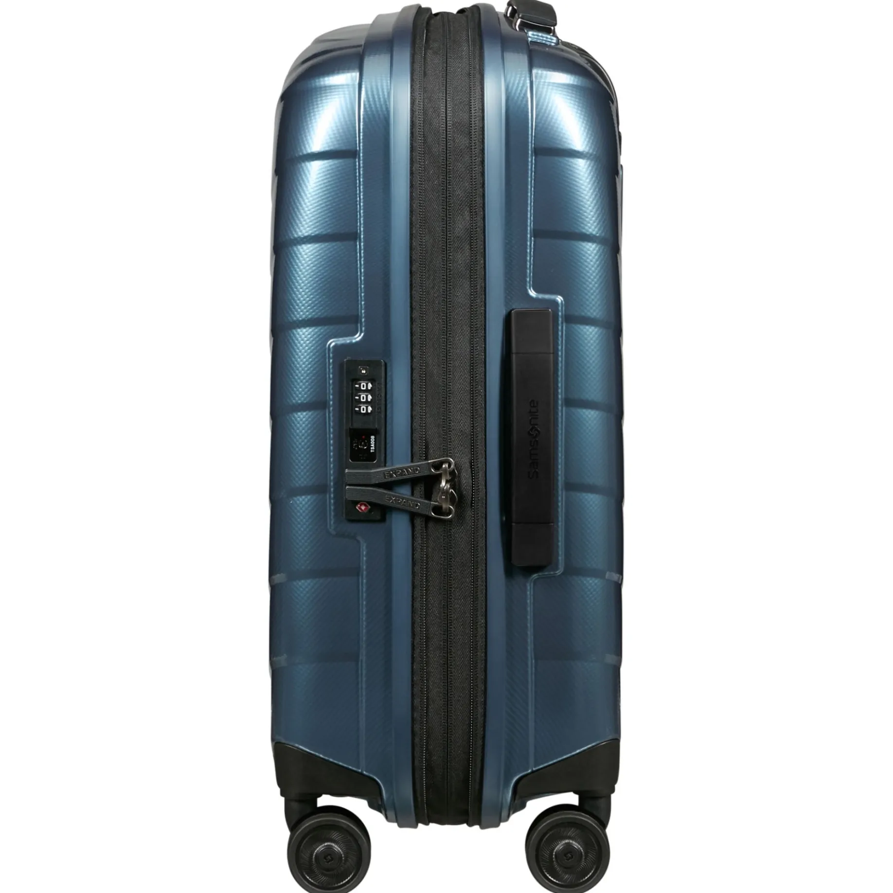Attrix - 4-Rollen Kabinentrolley S 55 cm erw. (steel blue)