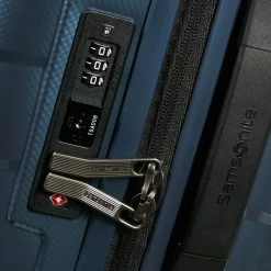 Attrix - 4-Rollen Kabinentrolley S 55 cm erw. (steel blue)