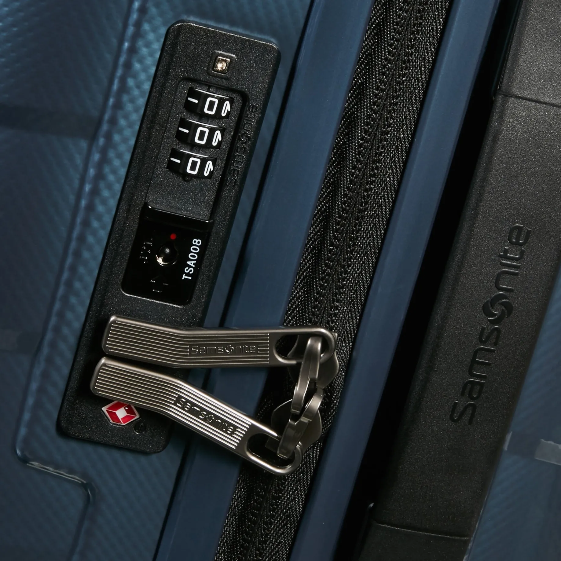 Attrix - 4-Rollen Kabinentrolley S 55 cm erw. (steel blue)