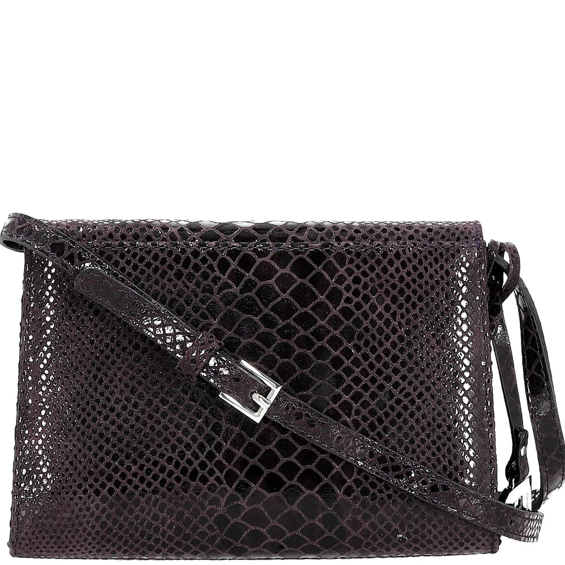 Auguri - Abendtasche 19 cm Rindsleder (viola)
