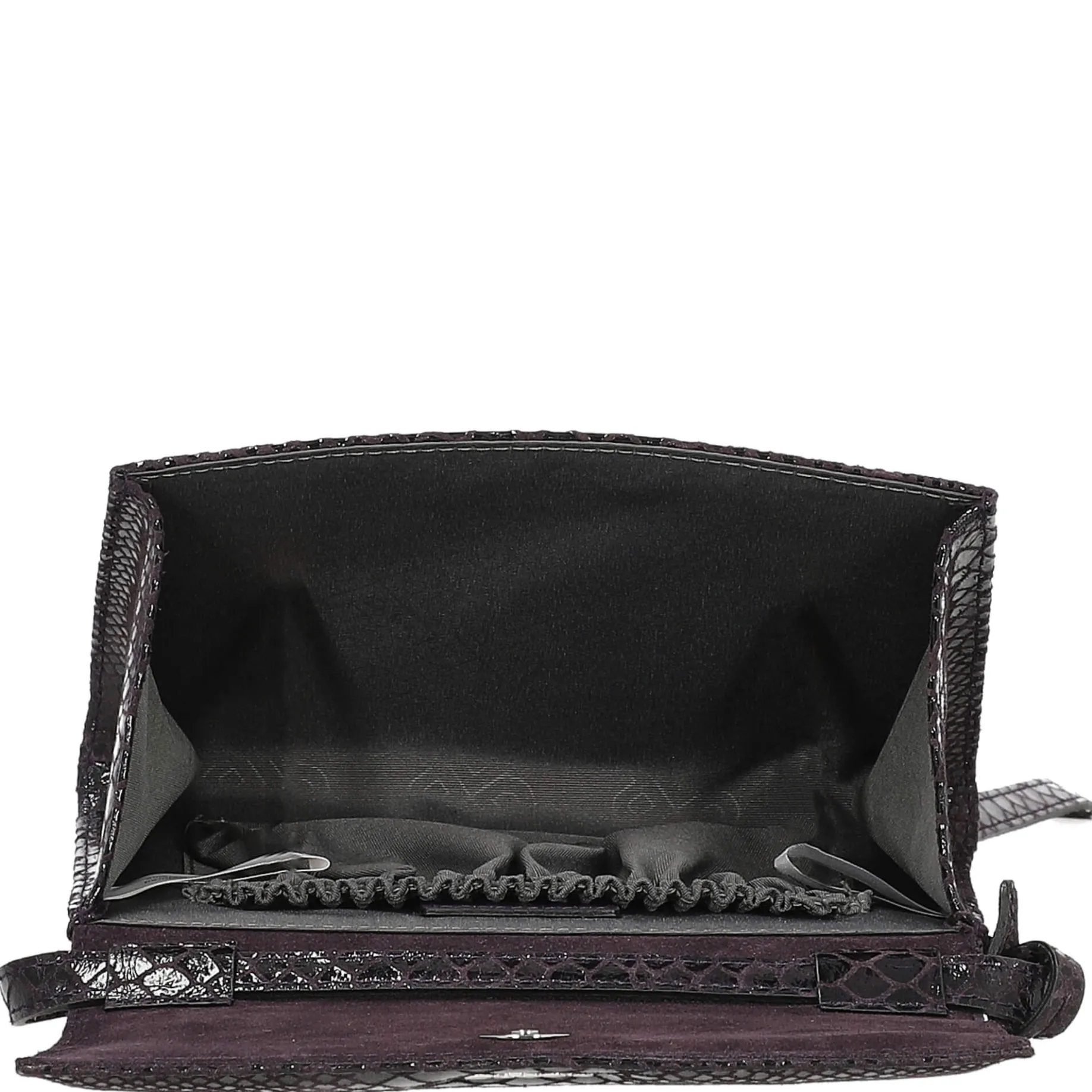 Auguri - Abendtasche 19 cm Rindsleder (viola)