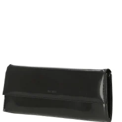 Auguri - Clutch 26 cm Rindsleder (schwarz ack)