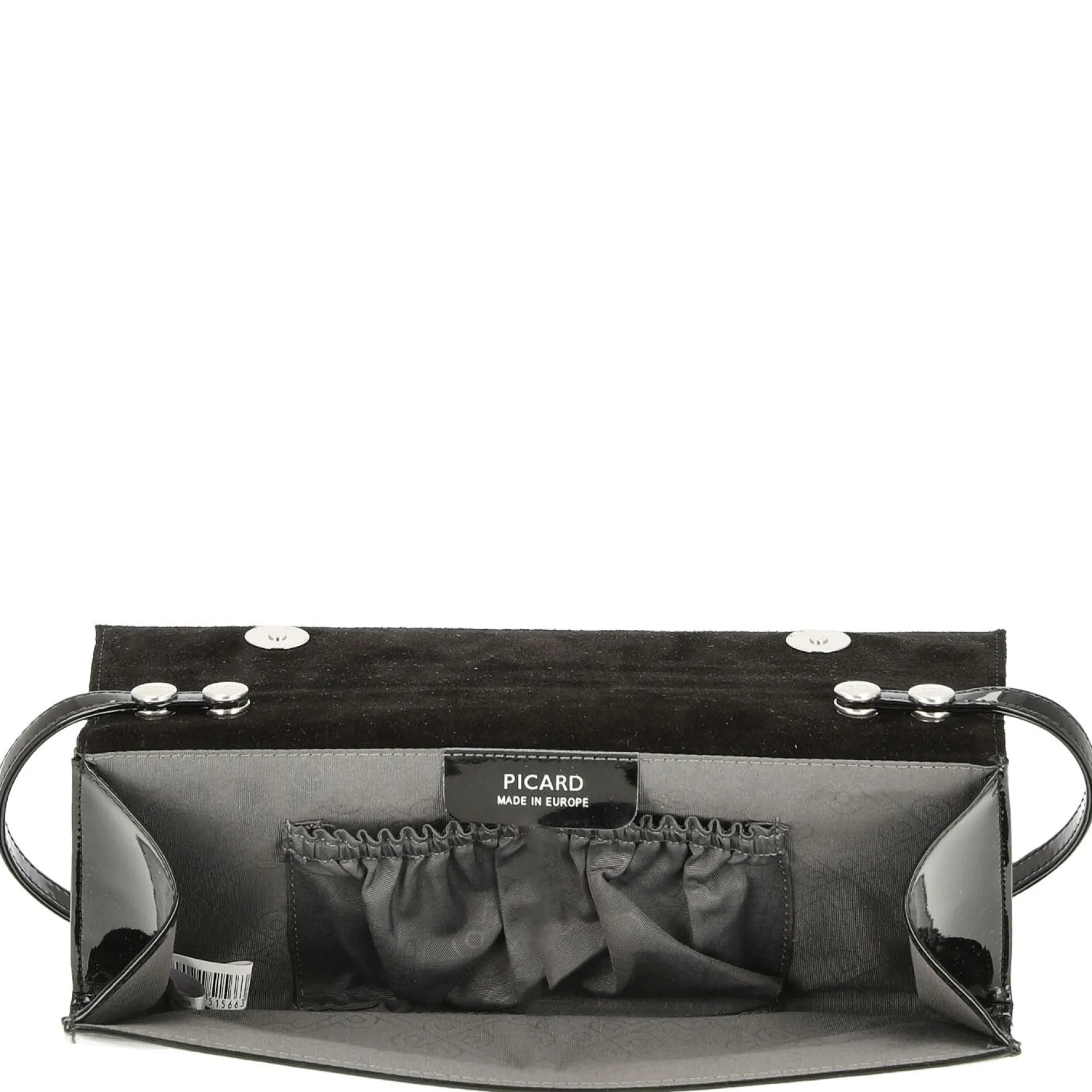 Auguri - Clutch 26 cm Rindsleder (schwarz ack)