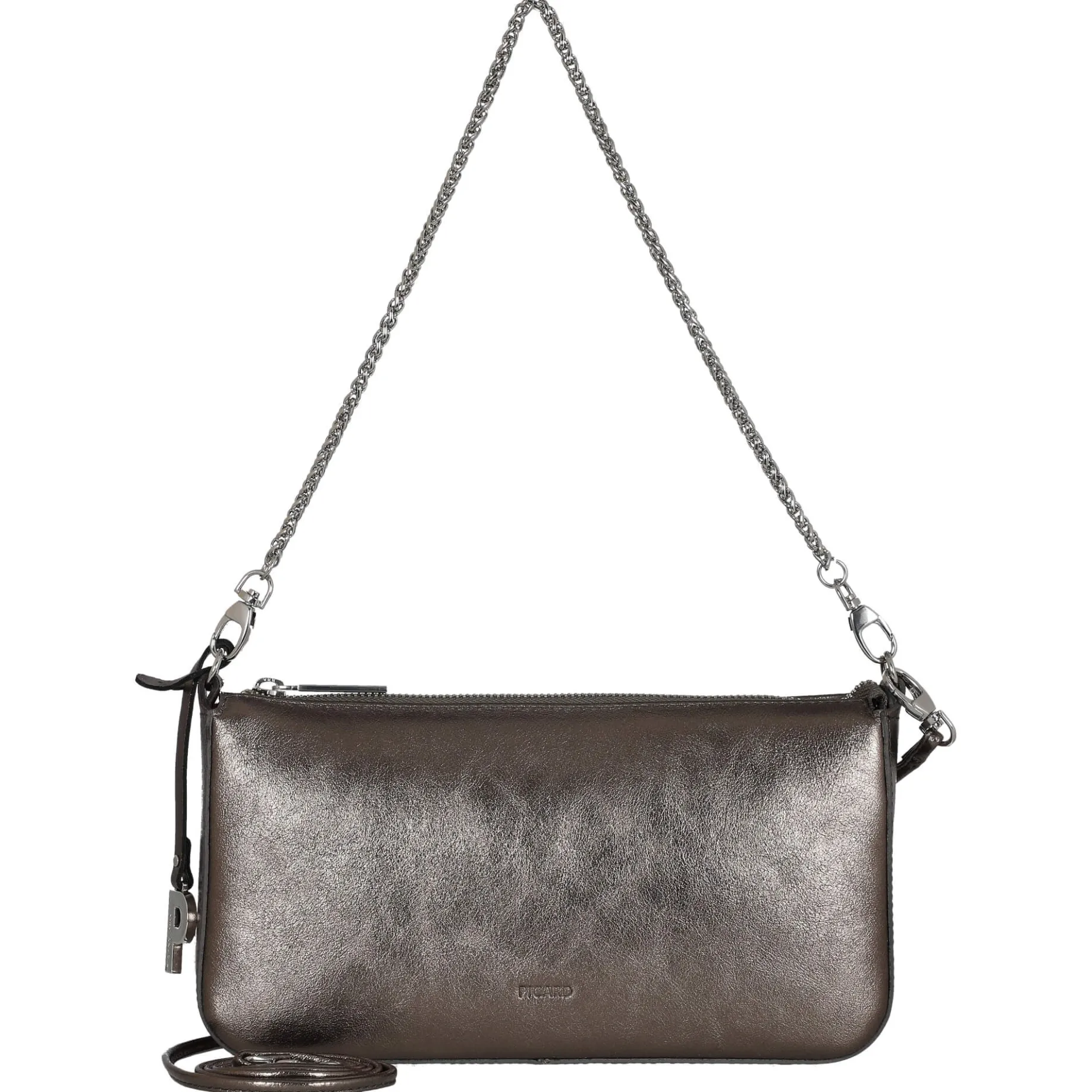 Auguri - Schultertasche 26 cm (altsilber)