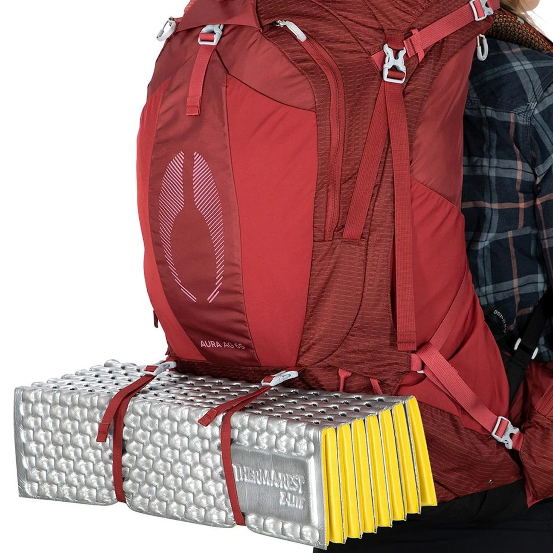 Aura AG 65 Women M/L - Trekkingrucksack 82 cm (berry sorbet red)