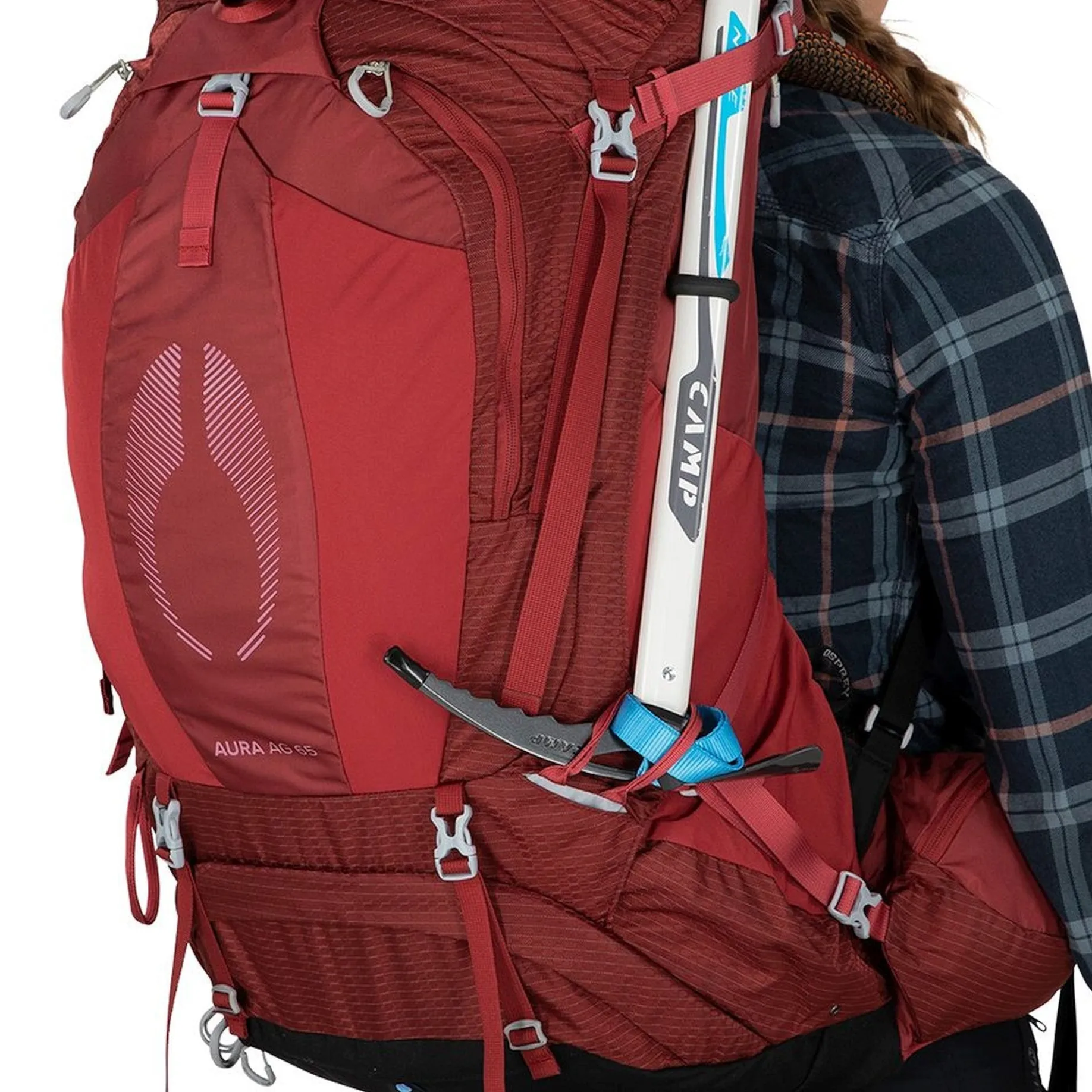 Aura AG 65 Women M/L - Trekkingrucksack 82 cm (berry sorbet red)