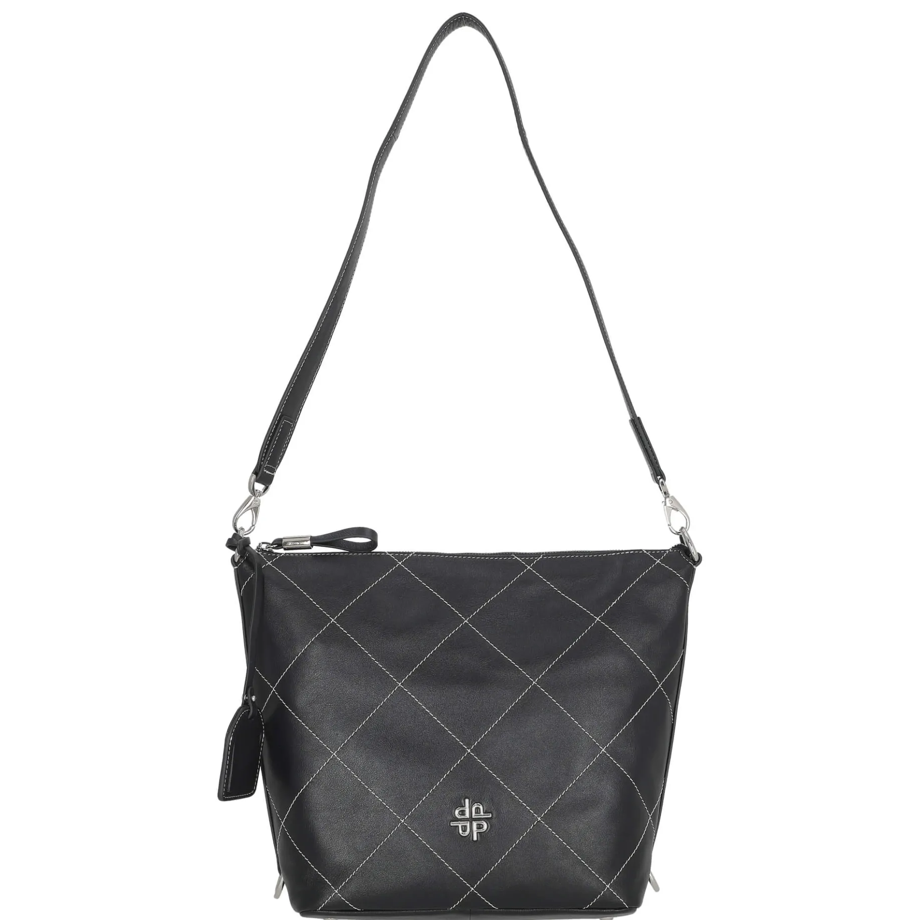 Aurelie - Schultertasche 34 cm Rindleder (ozean)