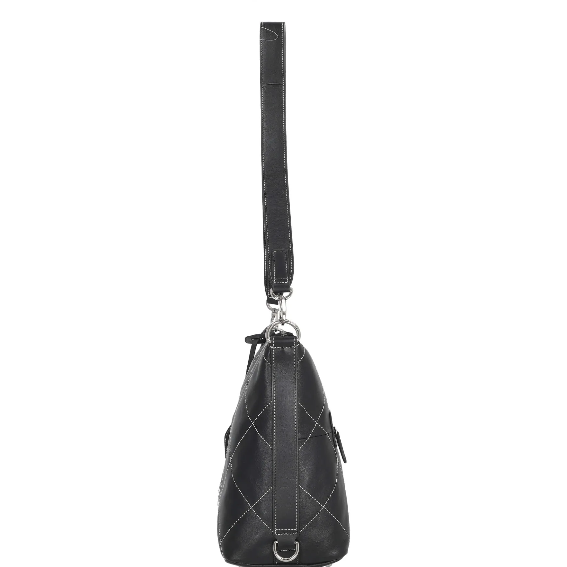Aurelie - Schultertasche 34 cm Rindleder (ozean)