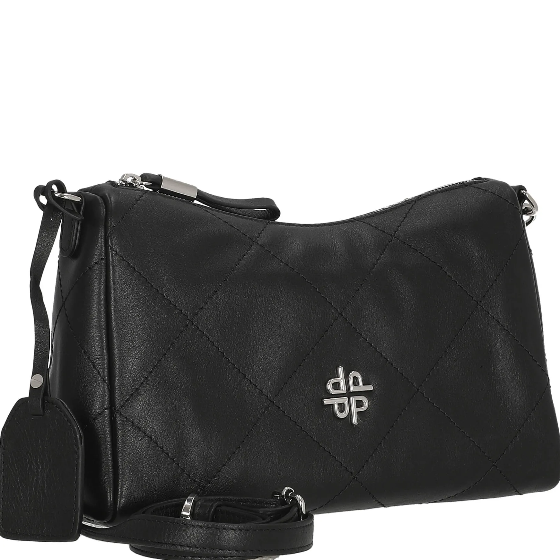 Aurelie - Umhängetasche 27 cm Rindleder (black)