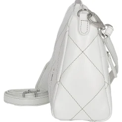 Aurelie - Umhängetasche 27 cm Rindleder (white lily)