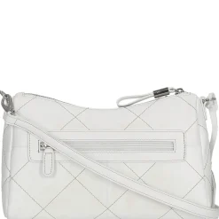 Aurelie - Umhängetasche 27 cm Rindleder (white lily)