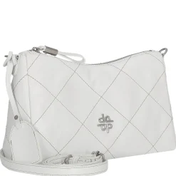 Aurelie - Umhängetasche 27 cm Rindleder (white lily)