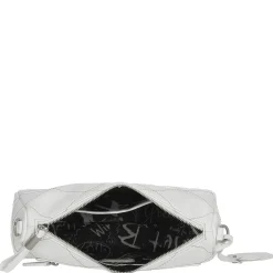 Aurelie - Umhängetasche 27 cm Rindleder (white lily)
