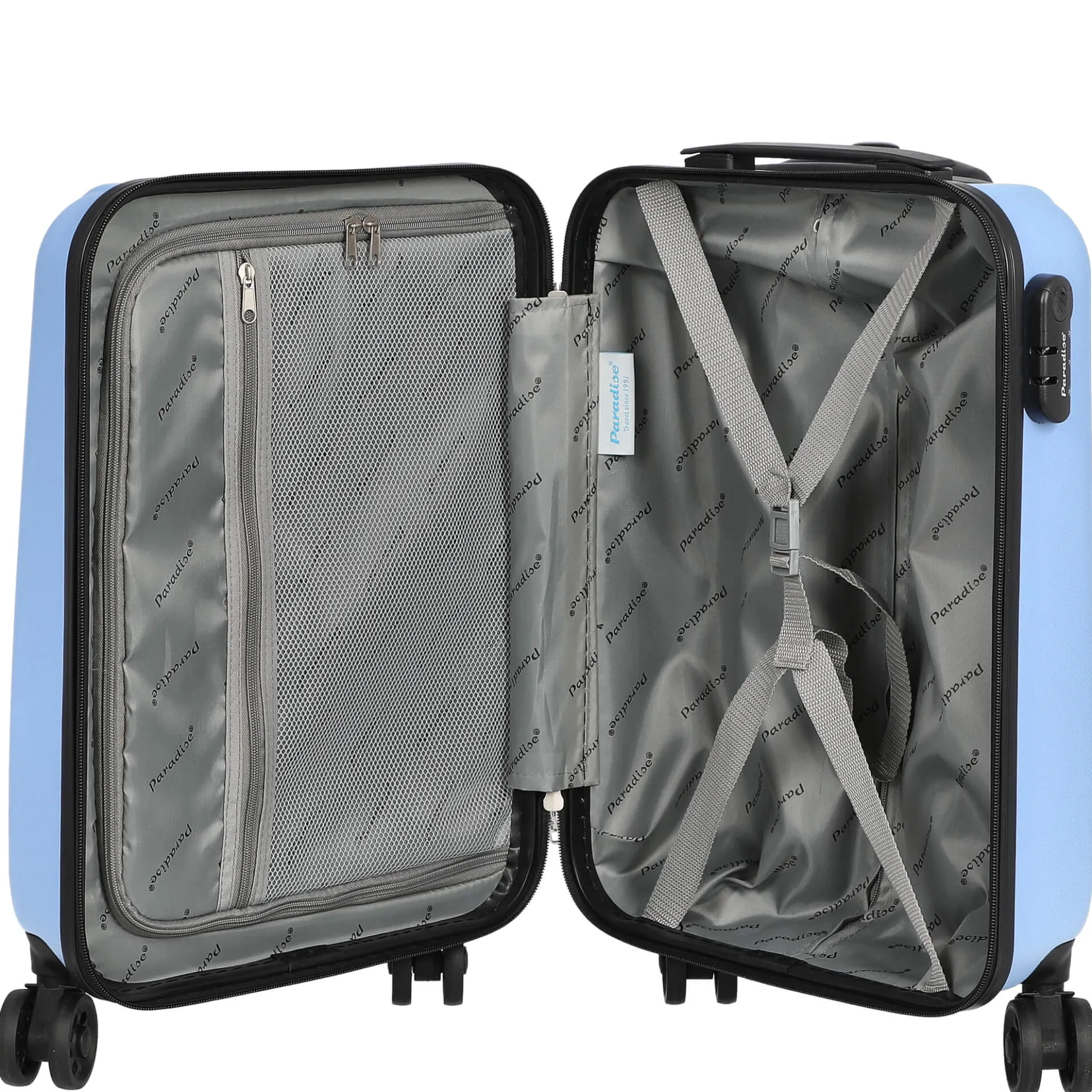 Aurora - 4-Rollen-Kabinentrolley 54 cm (himmelblau)