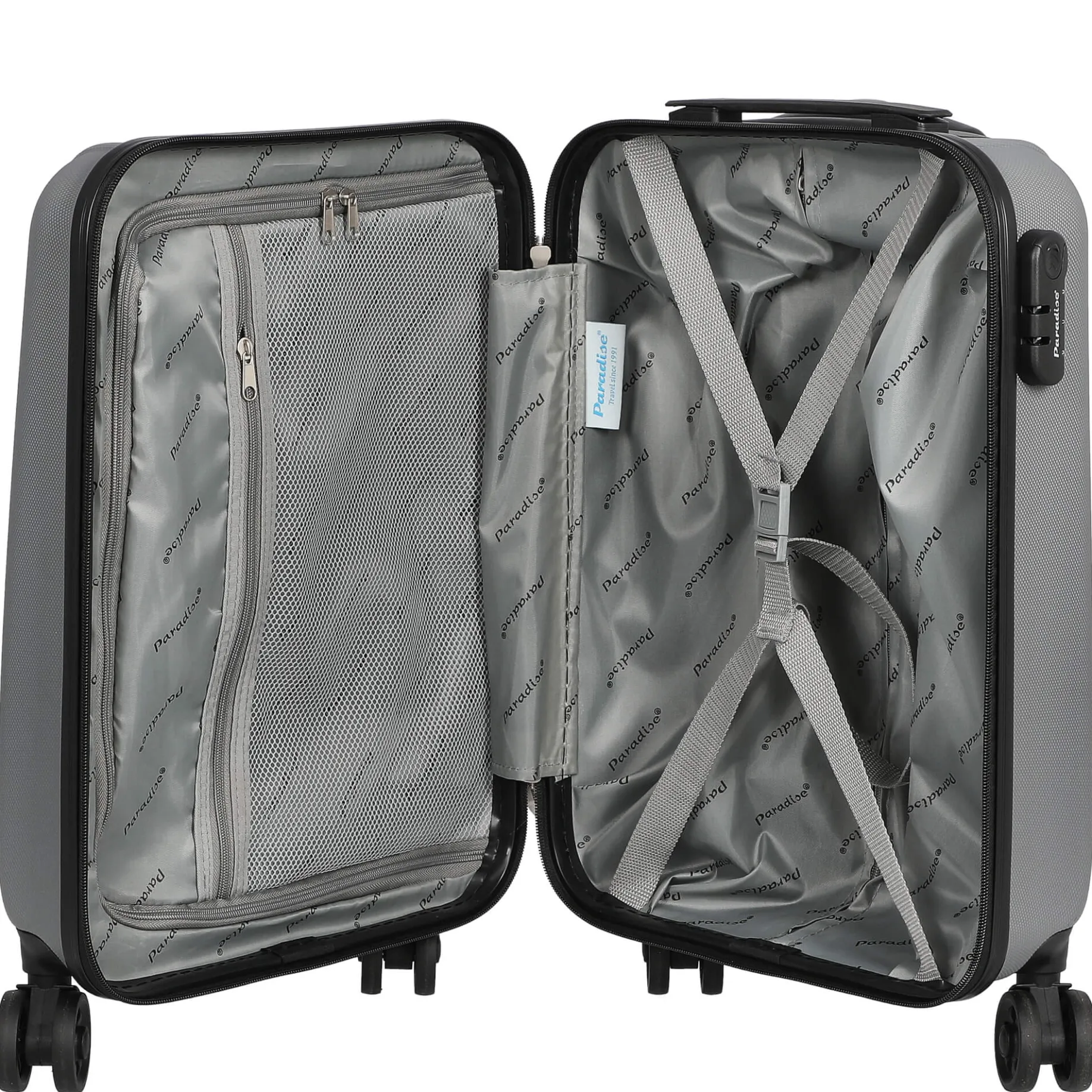 Aurora - 4-Rollen-Kabinentrolley 54 cm (anthrazit)