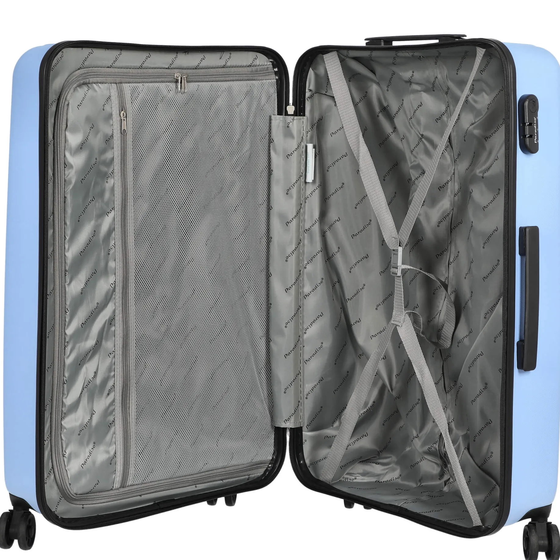 Aurora - 4-Rollen-Trolley 76 cm (himmelblau)