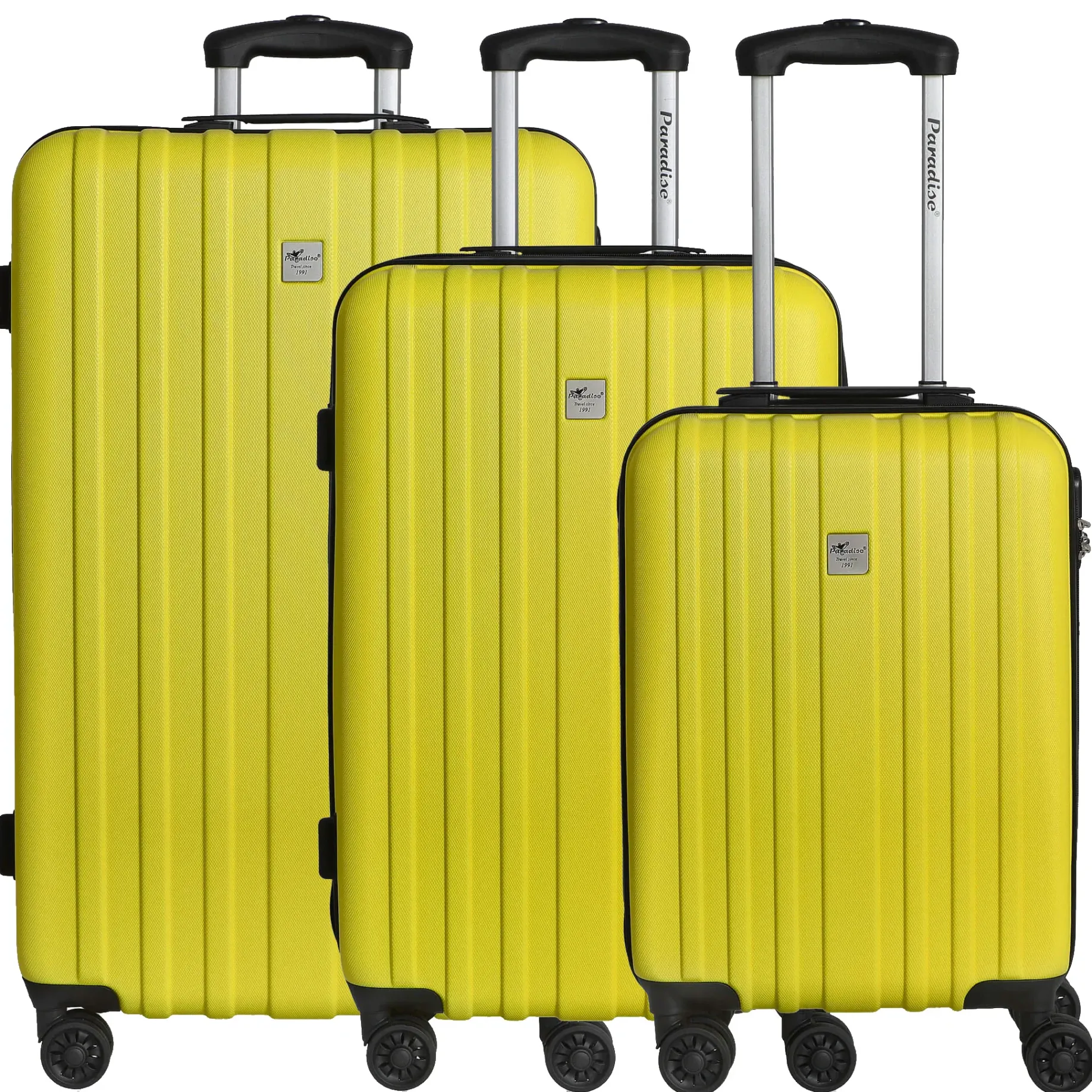 Aurora - Trolley-Set 3tlg. (zitronengelb)