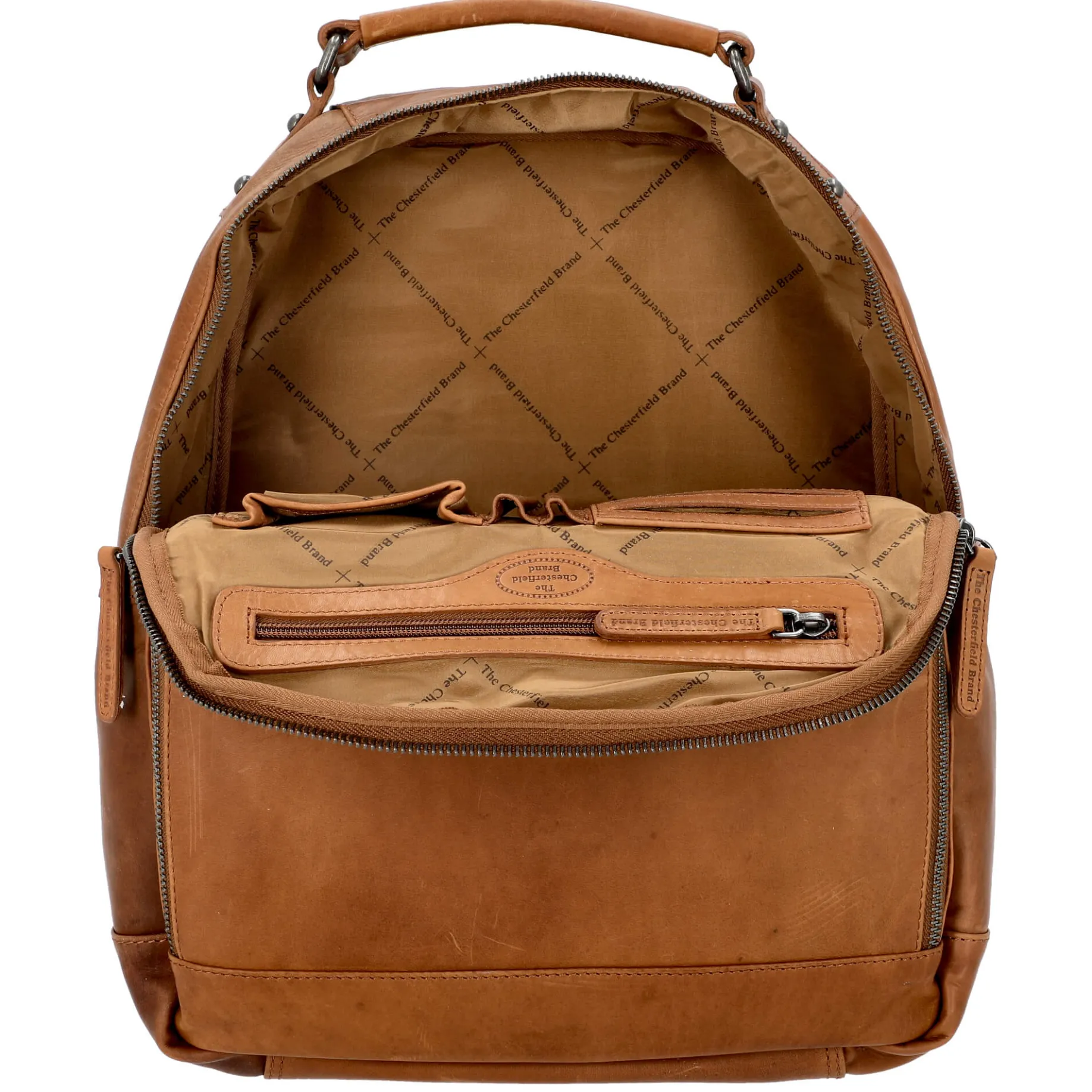 Austin - Rucksack 14" 39 cm (cognac)
