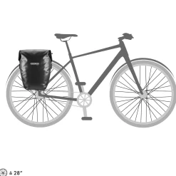 Back-Roller City 40 - Hinterradtasche QL1 (2x20L) 42 cm (black)