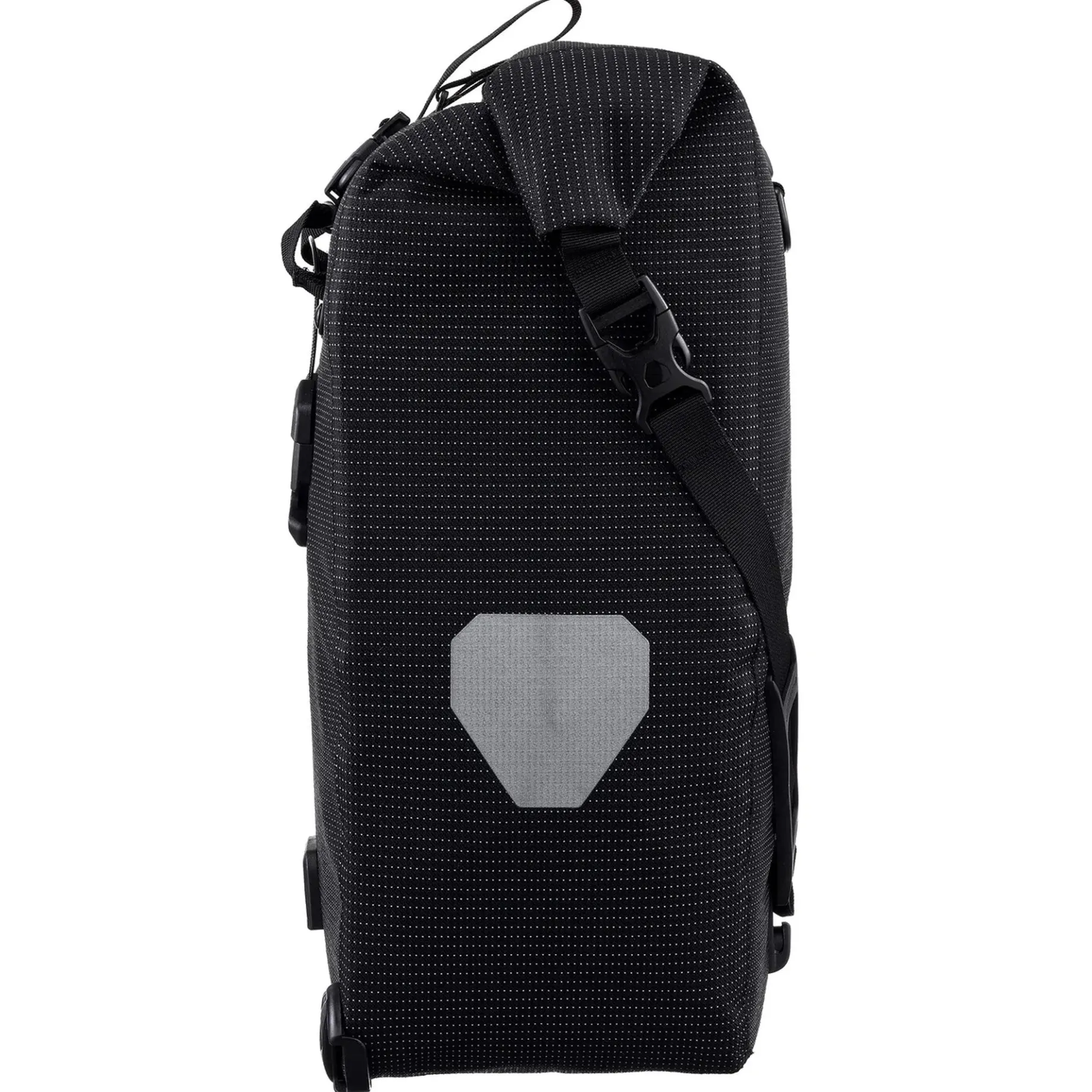 Back-Roller High-Vis QL3.1 - Rolltop Hinterradtasche 42 cm (black reflective)