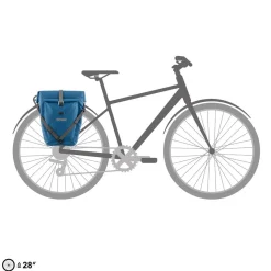 Back-Roller Plus 20+3 - Hinterradtasche QL2.1 42 cm (denim)