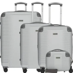 Balance XP - 4-Rollen-Trolley Set 4tlg. S/M/L + Beautycase (plata)