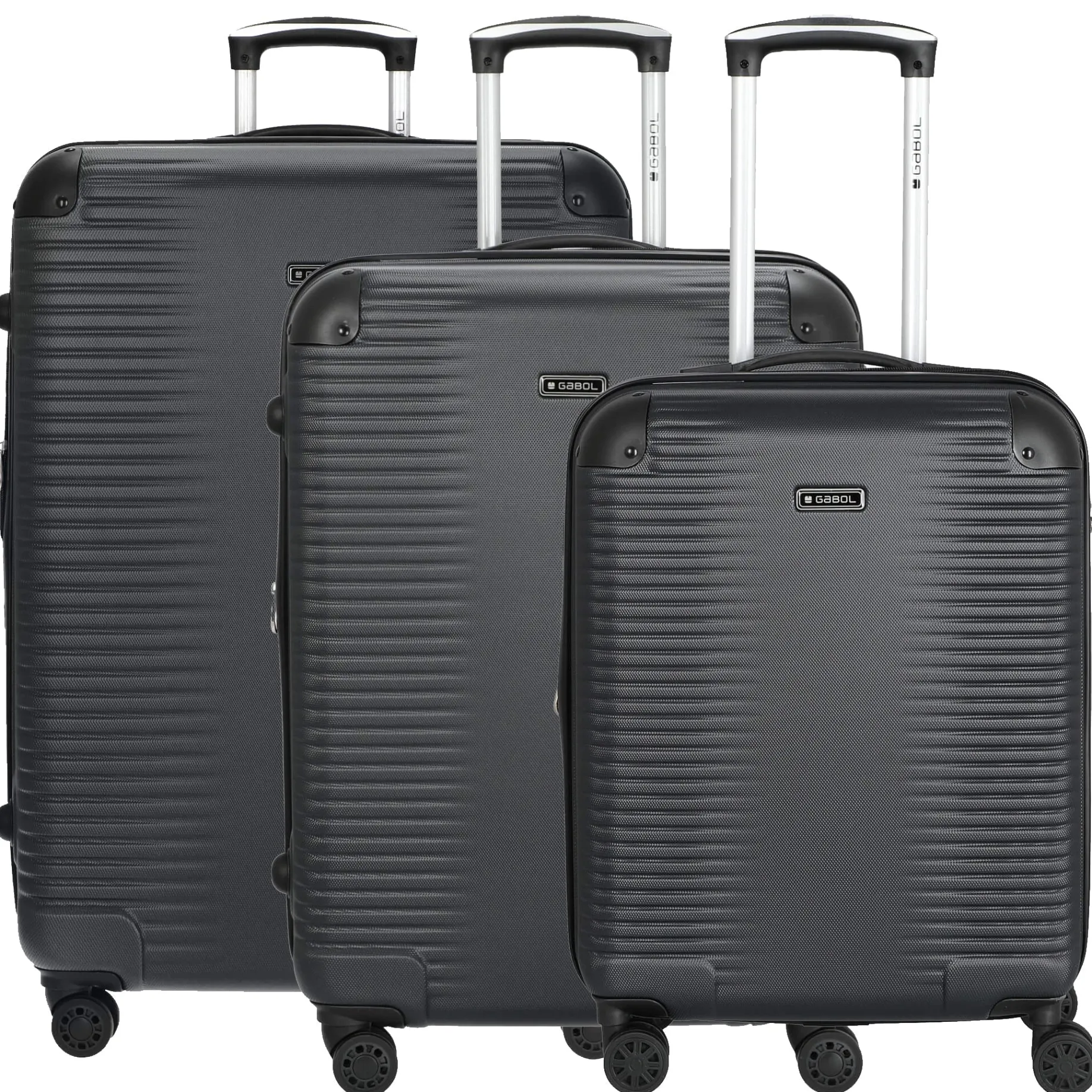 Balance XP - 4-Rollen-Trolley Set 3tlg. S/M/L (gris)