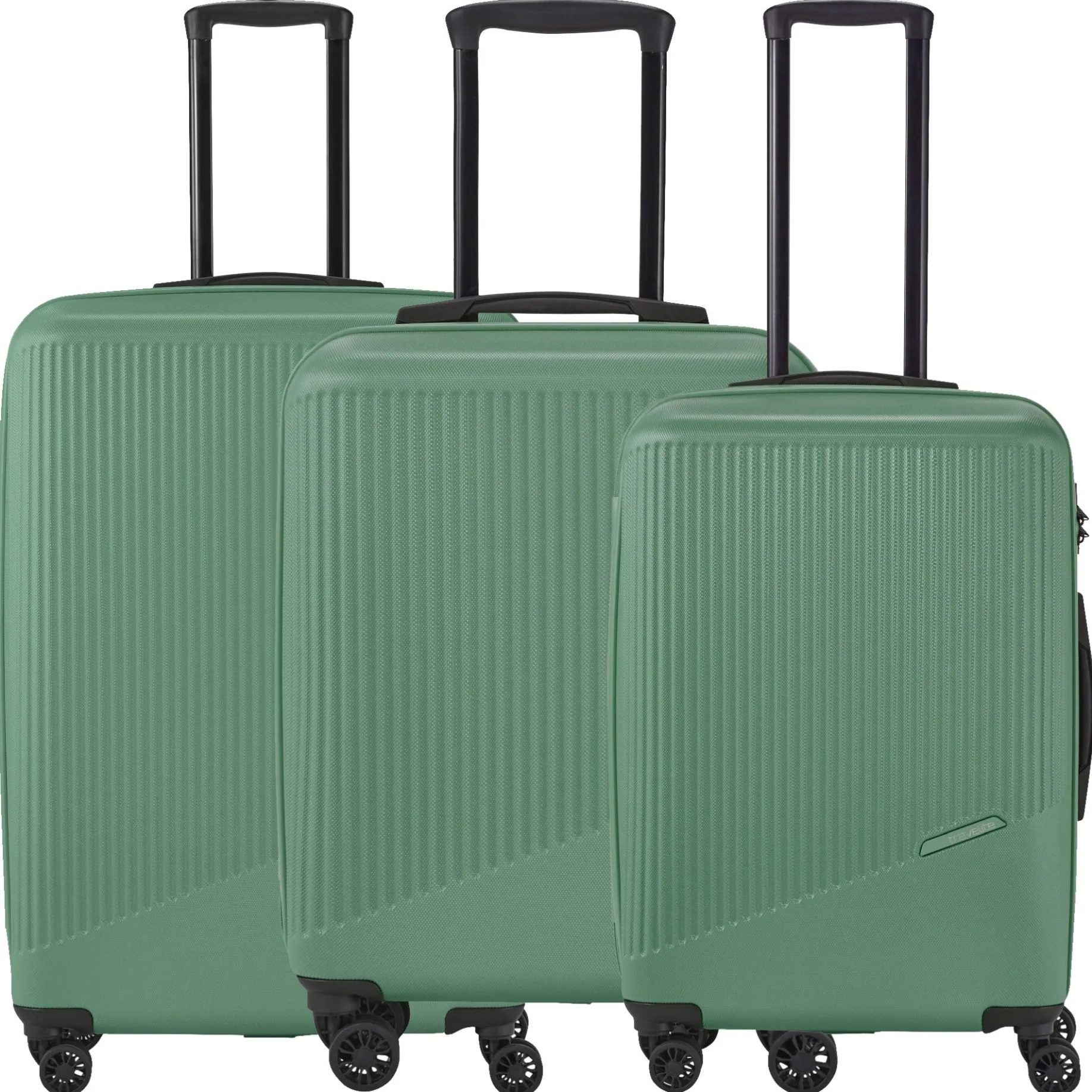 Bali - 4-Rollen Trolley Set 3tlg. (grün)