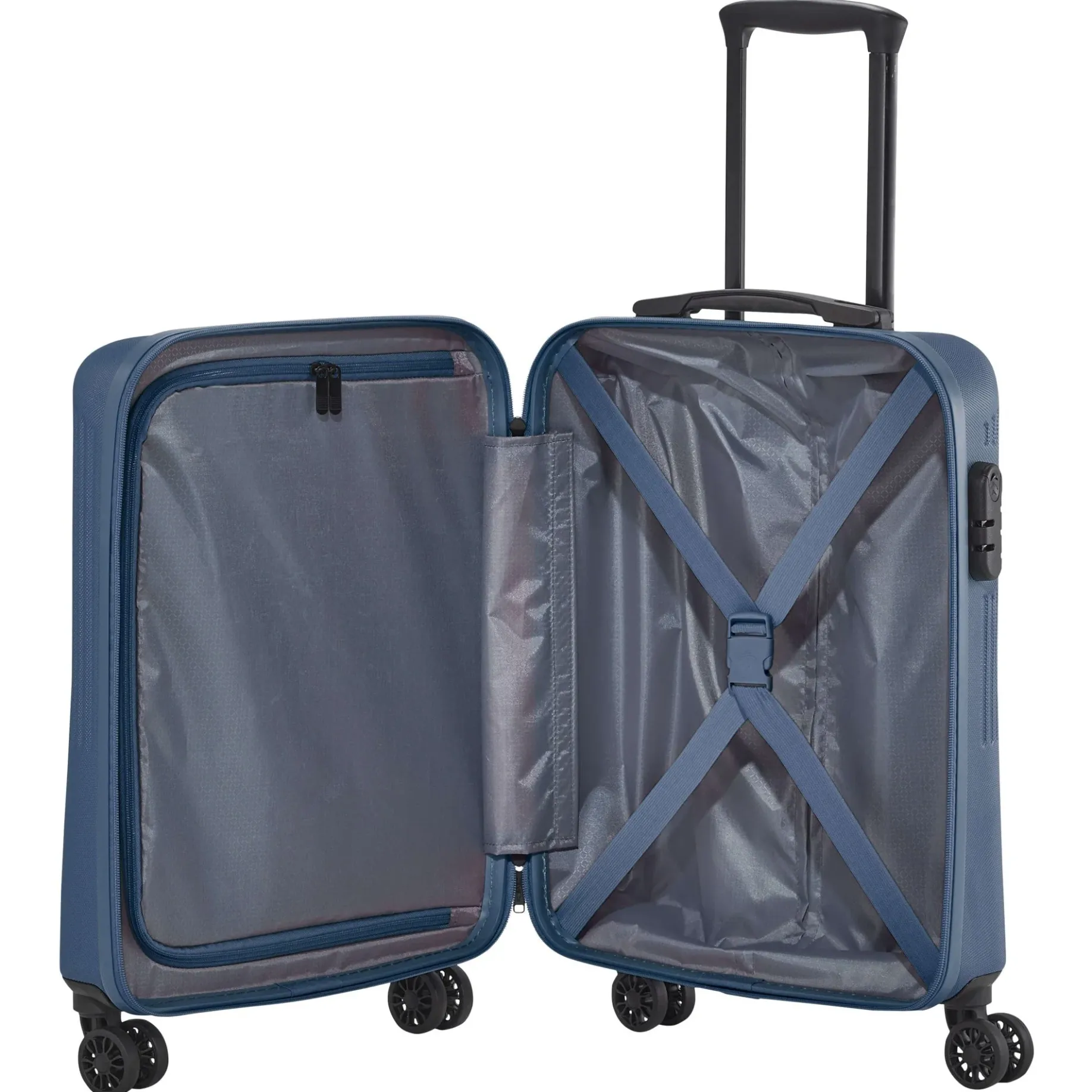 Bali - 4-Rollen-Kabinentrolley S 55 cm (blau)
