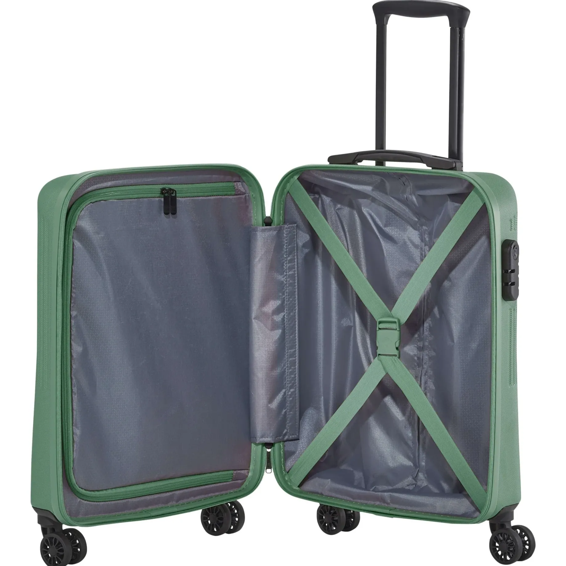 Bali - 4-Rollen-Kabinentrolley S 55 cm (grün)