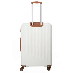 Bali - 4-Rollen-Trolley L 77 cm (weiß/cognac)