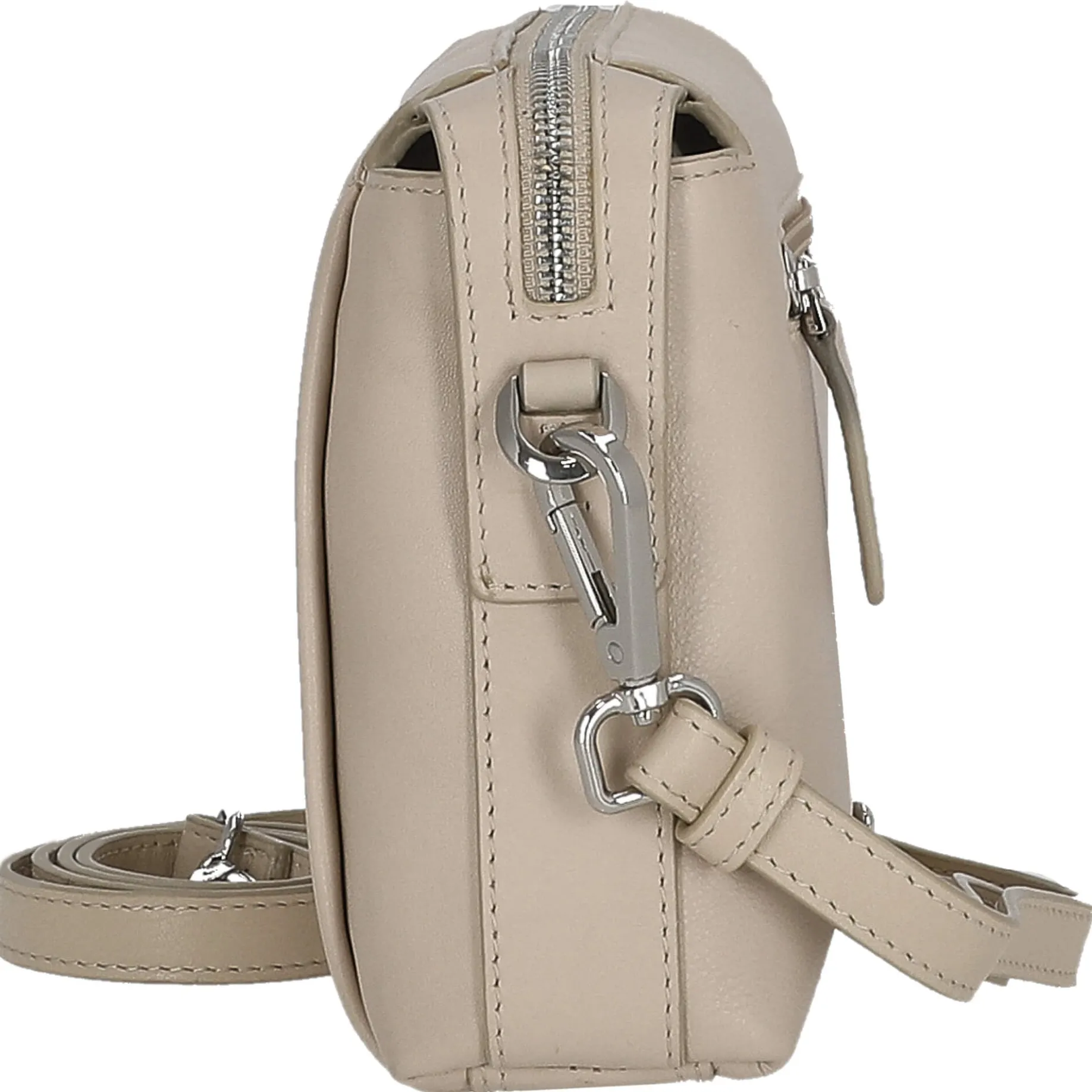 Bali - Schultertasche 22 cm Rindleder (cookie)