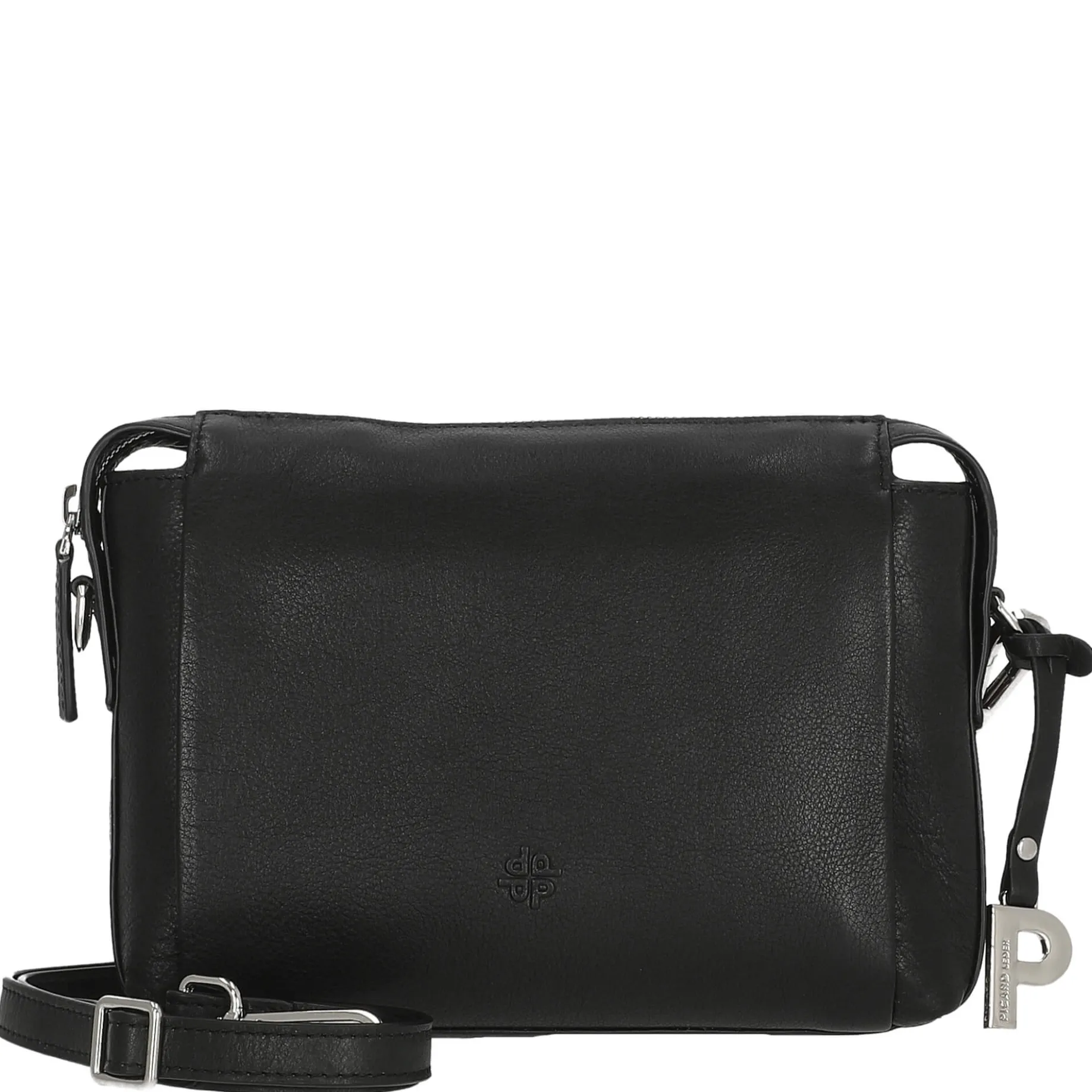 Bali - Schultertasche 22 cm Rindleder (black)