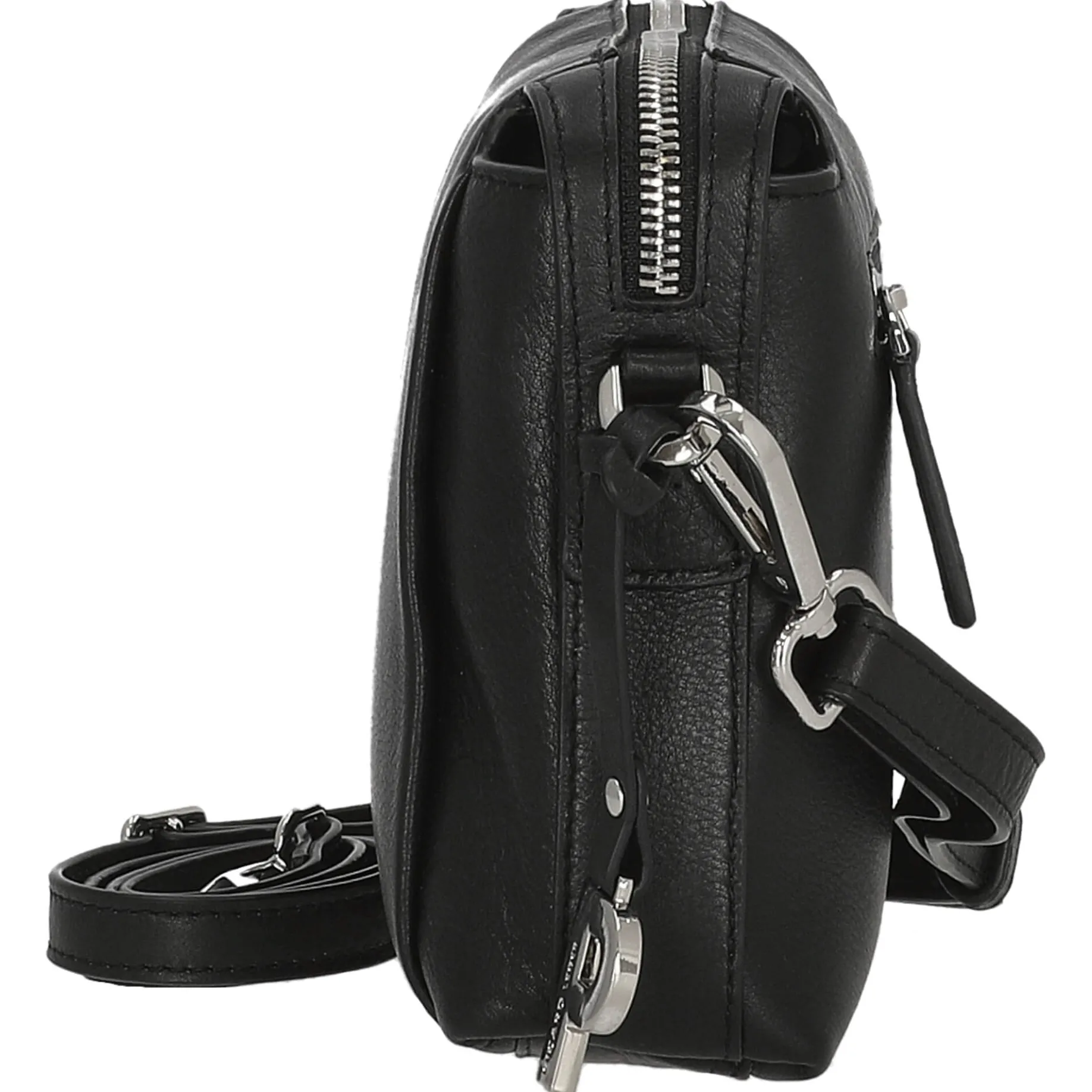 Bali - Schultertasche 22 cm Rindleder (black)