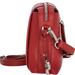 Bali - Schultertasche 22 cm Rindleder (rot)