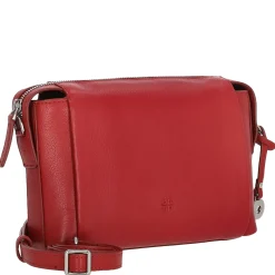Bali - Schultertasche 22 cm Rindleder (rot)