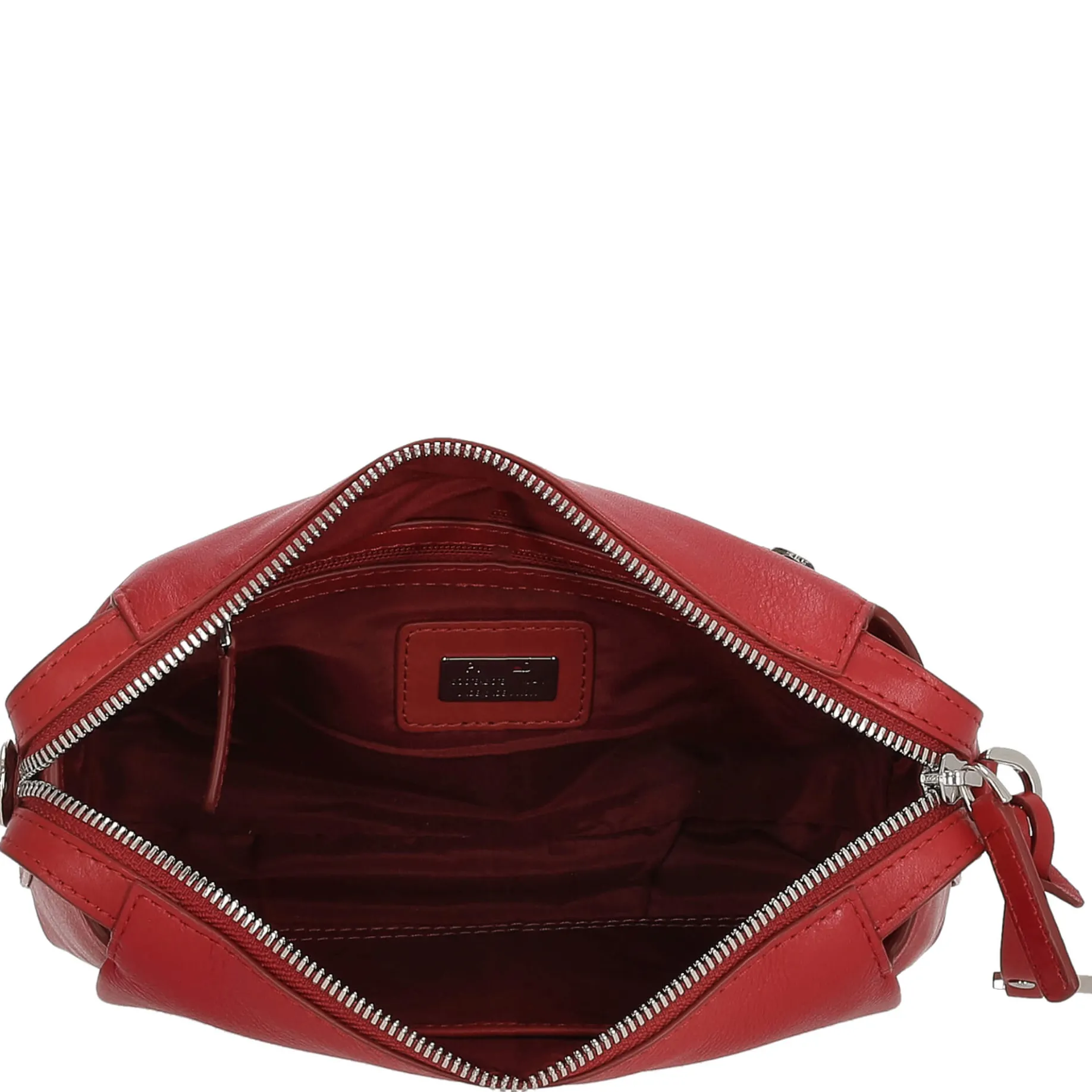 Bali - Schultertasche 22 cm Rindleder (rot)